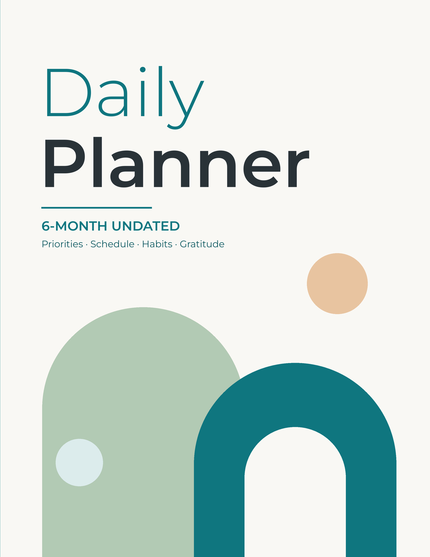 Front cover of Daily Planner